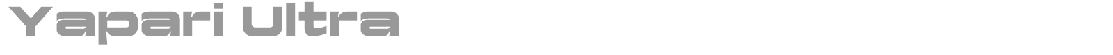 Yapari font preview