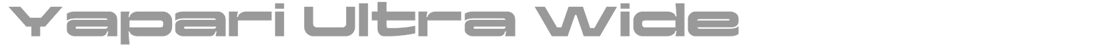 Yapari font preview