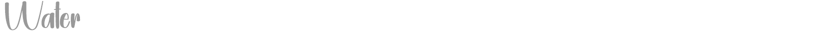 Water font preview