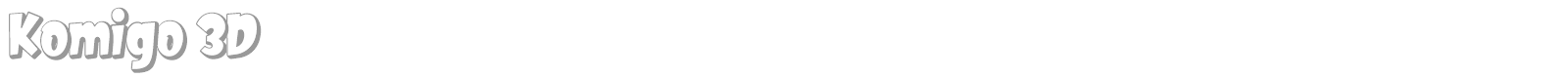 Komigo font preview