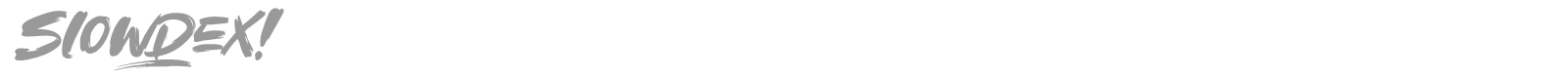 Slowdex font preview