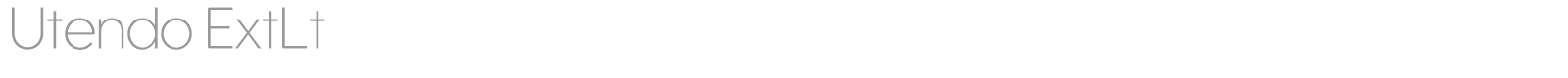 Utendo font preview