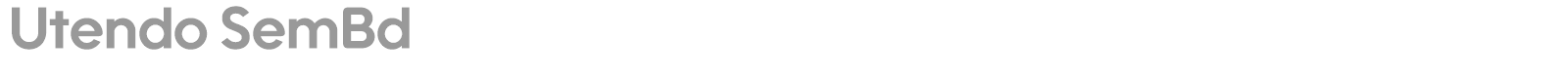 Utendo font preview