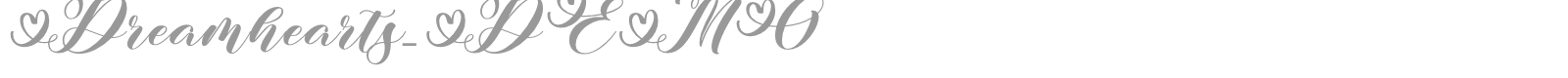 Dreamhearts font preview
