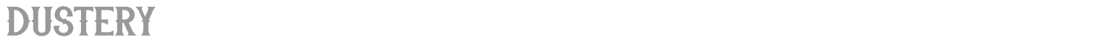 Dustery font preview