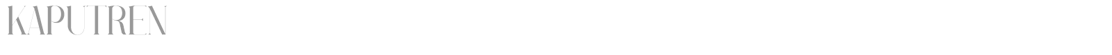 Kaputren font preview