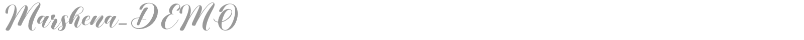 Marshena font preview