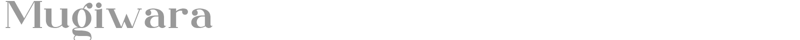 Mugiwara font preview
