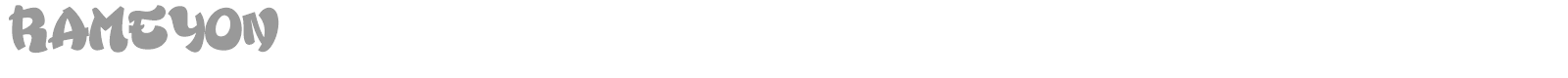 Rameyon font preview