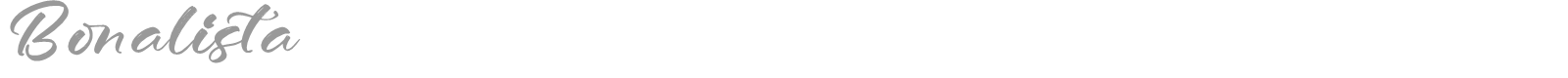 Bonalista font preview