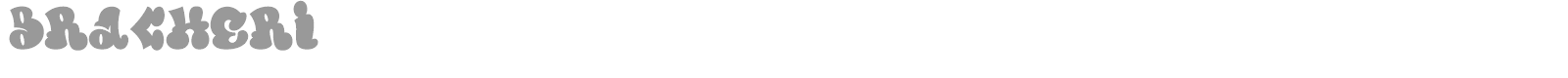 Bracheri font preview