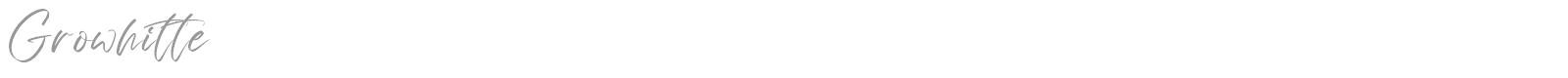 Growhitte font preview