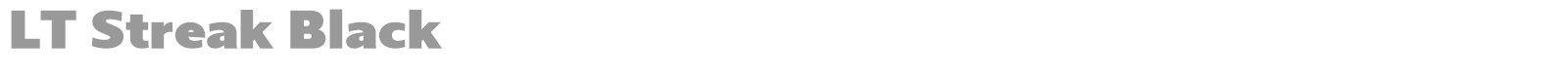 LT Streak font preview