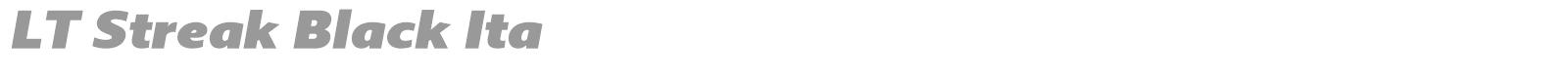 LT Streak font preview