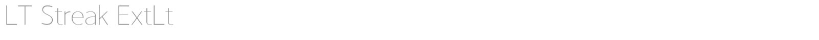 LT Streak font preview