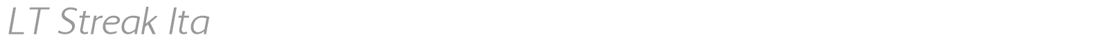LT Streak font preview
