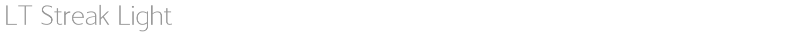 LT Streak font preview