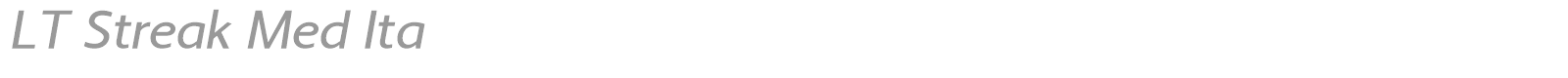 LT Streak font preview