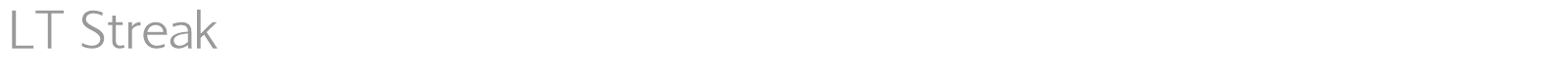LT Streak font preview