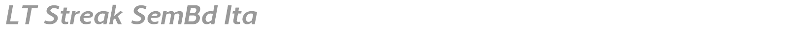 LT Streak font preview