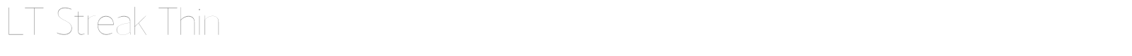 LT Streak font preview