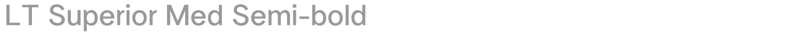LT Superior font preview