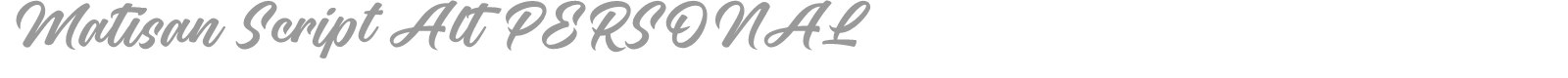 Matisan Script font preview