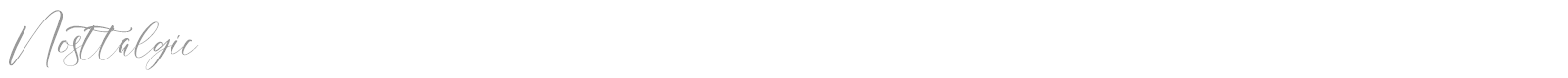 Nosttalgic font preview