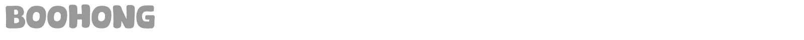 Boohong font preview