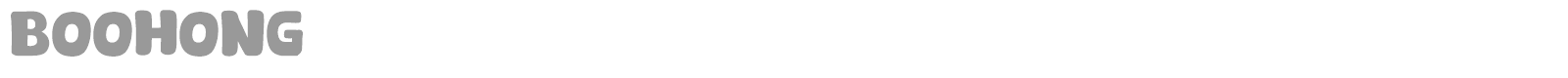Boohong font preview
