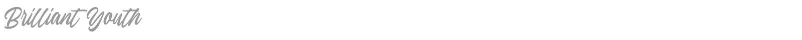 Brilliant Youth font preview