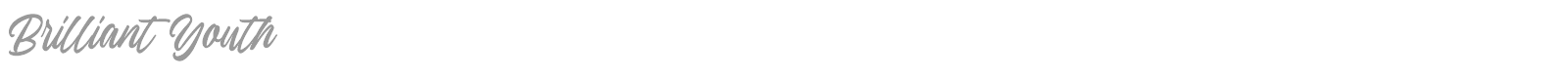 Brilliant Youth font preview