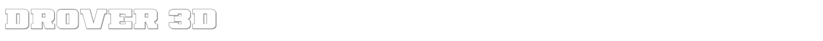 Drover font preview
