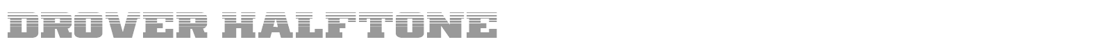 Drover font preview