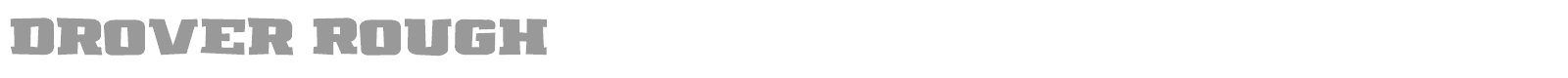 Drover font preview