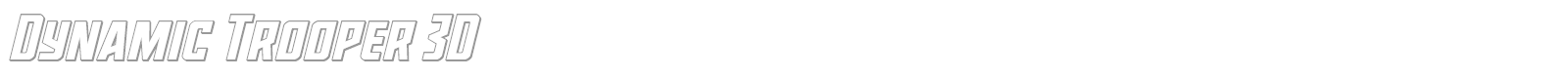Dynamic Trooper font preview