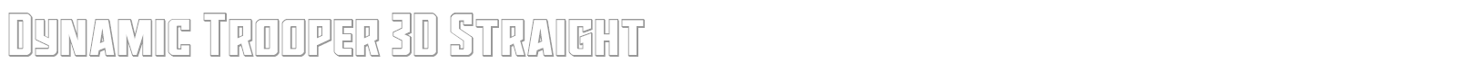 Dynamic Trooper font preview