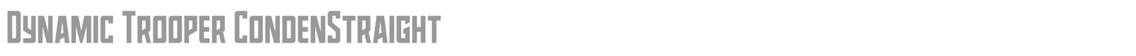 Dynamic Trooper font preview