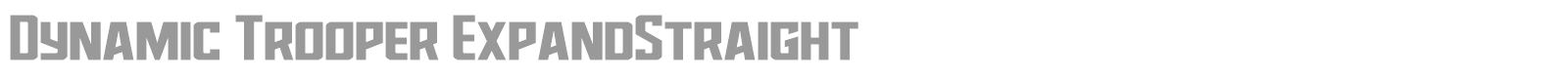 Dynamic Trooper font preview