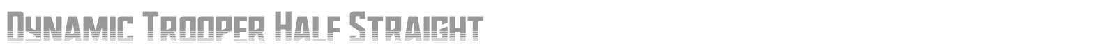 Dynamic Trooper font preview