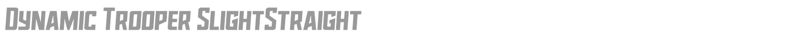 Dynamic Trooper font preview