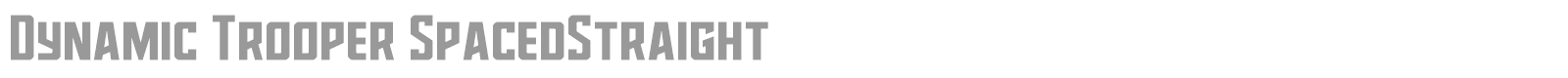 Dynamic Trooper font preview