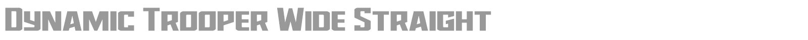 Dynamic Trooper font preview
