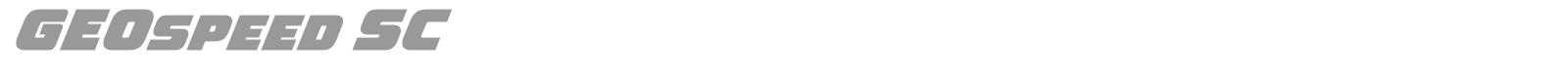 Geospeed SC font preview