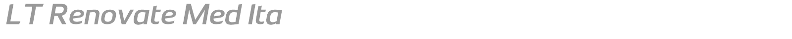 LT Renovate font preview