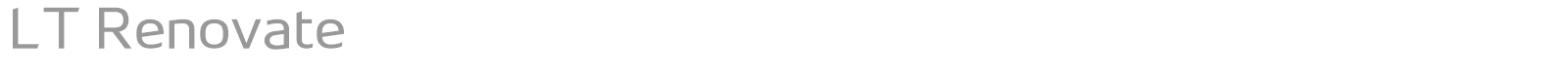 LT Renovate font preview