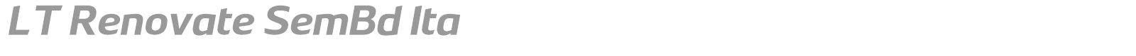 LT Renovate font preview