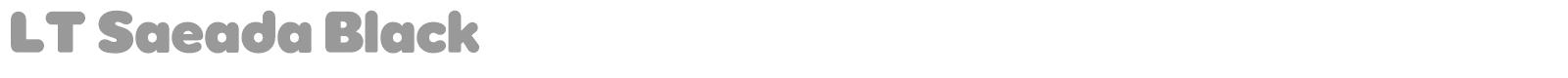 LT Saeada font preview