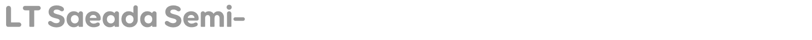 LT Saeada font preview