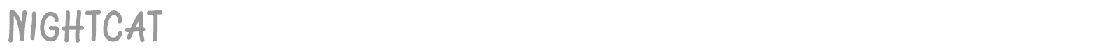 Nightcat font preview